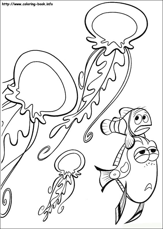 Finding Nemo coloring picture